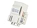 Monoprice Cat5e Punch Down Keystone Jack, White (105376)