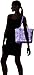 Vera Bradley Women's Cotton Small Trimmed Vera Tote Bag, Lilac Tapestry Purple, One Size