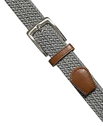 Men's Stretch Belt Braided Elastic Stretch Belt