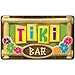 Beistle Large Plastic 3-D Tiki Bar Sign 12.5" x 17" Decoration primary