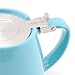 FORLIFE Stump Teapot with SLS Lid and Infuser, 18-Ounce, Turquoise