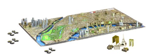 4D Cityscape Paris Time Puzzle