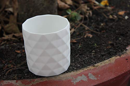 6 Diamonds+Pattern+Ceramic+Candle+Containers