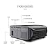 LoongLong Video Projector, HD LED LCD Projector for Home Theater/Outdoor, Mini Movie Projector Support HDMI/USB/SD Card/VGA/AV/Smartphone with Free 2 in 1 Lighting/Micro USB to HDMI Cable