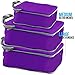 Bigfoot Outdoor Products Packing Compression Cubes (3-Pack) Travel Accessories Organizer (Purple)