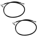 (2) Snow Plow Angling Hydraulic Pressure Hoses w/ 90 Degree Swivel Meyer Diamond 21856