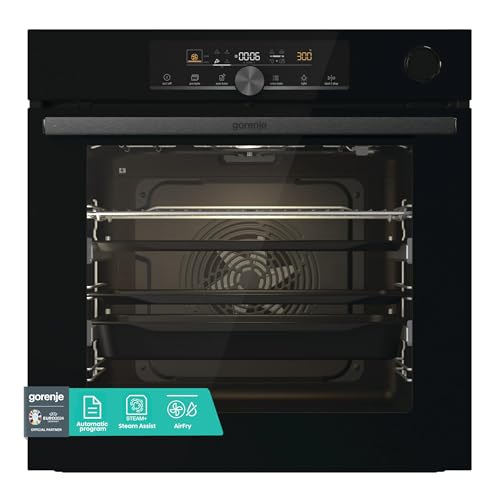 Gorenje 738009 OptiBake Advanced BSA 6747 A04BG Einbau-Backofen / 77L / Hydro/ Heißluft/ AutoBake/ Touch Bedienung/Bratenthermometer/GentleClose & Ope