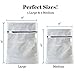 LANCON Reusable Mesh Laundry Bags, Set of 6 (3 Large and 3 Medium)
