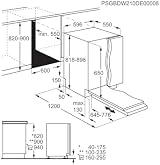 AEG FSS64907Z Fully Integrated Dishwasher with AirDry 14 Place MaxiFlex view 8