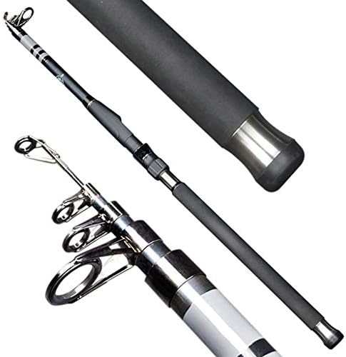 Lsrryd Fishing Rod, Telescopic Portable Ultra Short Sea Pole Voyager Carbon Sea Otter Throwing Sea Fishing Long Shot Hard Carbon (Size : 3.6m)