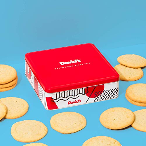 David's Cookies - 12 Fresh Baked Sugar Fresh Cookies Gourmet Gift Basket - Christmas, Holiday & Corporate Food Tin - Idea for Men & Women - Certified Kosher - 12 Count - Thumbnail 6