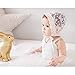 IMLECK Infant Bucket Sun Hat Bow Full Lace Flower Bonnet Child Hat … Ivory White