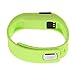 Juboury Bluetoooth 4.1 Fitness Smart Bracelet Smart Wristbands with Pedometer Sleep Tracker Fitness Tracker for IOS Android Phones (Green)