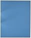 School Smart 2-Pocket Folders, Light Blue, Pack of 25