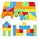 Liberty Imports 131 Piece Foam Building Blocks for Kids - Creative EVA Foam Blocks for Toddlers - Large, Soft, Stackable Toddler Preschool Educational Toys Playset