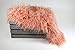 VEGAN (Animal Friendly) Peach Faux Flokati Fur, Newborn Photo Props, Hypoallergenic & Washable Baby Props, Basket Stuffer Fur Photography Props - CUSTOM PHOTO PROPS