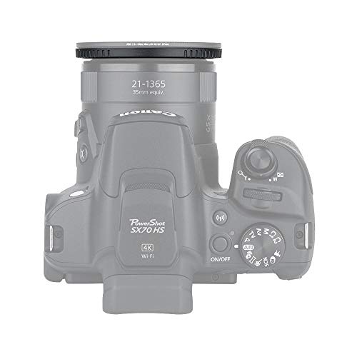 JJC Lens Filter Adapter Ring for Canon PowerShot SX530 HS,SX540 HS,SX520 HS,SX70 HS,SX60 HS,SX50