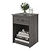 Ameriwood Home Core Night Stand, Dark Gray Oak