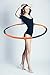 Wacces Weighted Hula Hoop 41 inch Perfect for Dancing, Exercise, Hot Fitness Workouts and Lose Weight - ( Orange - Gray )