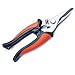 Multi-Purpose Electrician Scissor - Non-Slip Comfortable Handle, 7 Inch Carbon Steel Shears, SELF Expandable Spring - Easy Cutting Electrical Cable Notch, Snip Fiberglass Wire, Crimping Telecom Cable