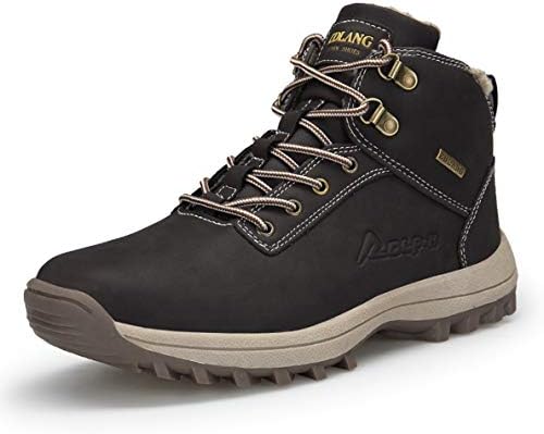 GanQuan2018 Men's Snow Boot Anti-Slip Waterproof Cold-Weather Hiking Shoes