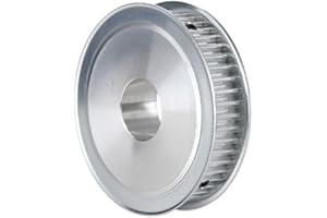 HJZ-US 5M 90T Timing Pulley 5mm Pitch 25mm Bore 16mm Tooth Width Aluminum Synchronous Wheel Without Step for 15mm Width Belt (5M 90T; Tooth Width:16mm, bore:25mm, 1)