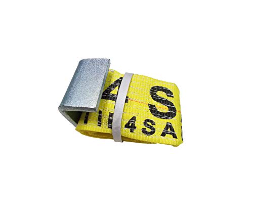 Mega Cargo Control 4 inch Roll On/Roll Off Container Winch Strap w/Flat Hook | 4" x 5' Cargo Winch Tie Down | for Cargo Securement, Construction, Hauling | WLL: 5,400 lbs. (10-Pack) - Image 4