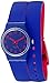 Swatch Women's LS115 Biko Bloo Analog Display Quartz Blue Watch