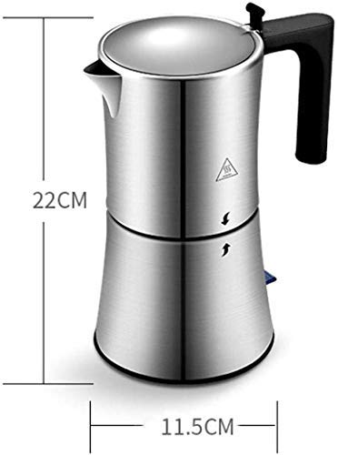 Allamp Kaffeemaschine Mokka Kaffeekanne Moka Edelstahl Filter Espressomaschine Espressokocher Werkzeug Percolator Pot… – Bild 8
