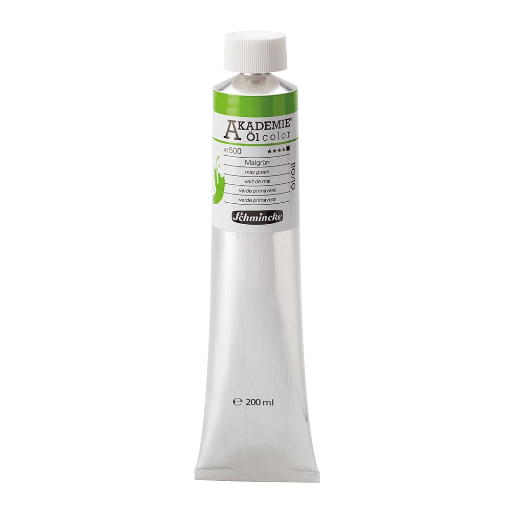 Schmincke Akademie Oil Colour : May Green 200ml tube