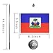 GentleGirl Haiti Flag Haitian Flag Table Flag,Desk Flag,Office Flag,International World Country Flags Banners,Festival Events Celebration,Office Decoration,Desk,Home Decoration