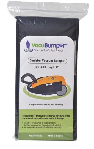 Bumper Guard for Canister Vacuums (Fits Canister Dimensions - Length: 41" & Up)