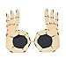 D.O.T Novelty Funny Party OK Gesture Finger Sunglasses Cosplay Props Unisex Glasses-Gold