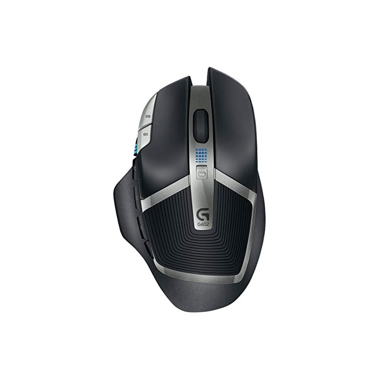 Logitech G602 Lag-Free Wireless Gaming Mouse – 11 Programmable Buttons, Upto 2500 DPI