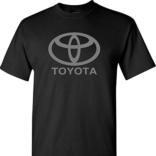 Toyota logo on a black t shirt