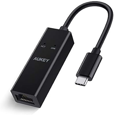 Amazon Com Aukey Usb C To Ethernet Adapter Usb Type C