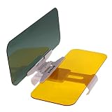 XPLUS Car Day and Night Anti-Glare Visor, 2 in 1 Automobile Sun Anti-UV Block Visor Non Glare Anti-Dazzle Sunshade Mirror Goggles Shield for Driving Goggles (Car Visor)