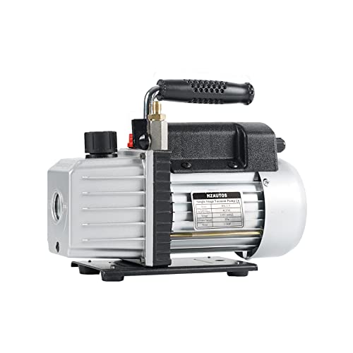 4CFM 1/3HP Single Stage Rotary Vane Vacuum Pump, Vacuum Pump HVAC 110V