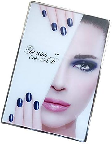 ネイルカラーディスプレイブック160色ネイルアートジェルポリッシュカラーネイルディスプレイカードブックチャート