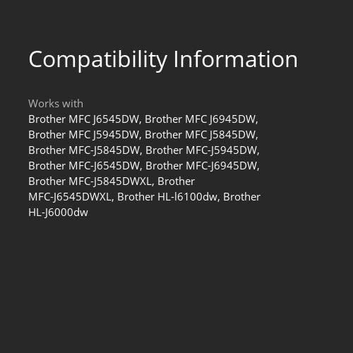 Brother Genuine LC30373PKS, 3-Pack Super High-Yield Color INKvestment Tank Ink Cartridges, Includes 1 Cartridge Each of Cyan, Magenta and Yellow Ink, Page Yield Up to 1,500 Pages/Cartridge, LC3037