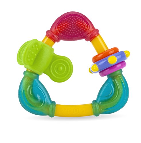 Nuby Spin N' Teethe Teether, Colors May Vary