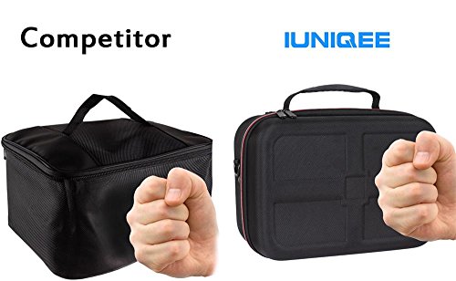image for IUNIQEE Nintendo Switch Games Case - Protective Hard Shell Deluxe Trav