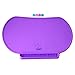 Silicone Children's Place Mat - Baby Mumbo | Food-Grade Quality with Unique Raised Edges for Spill Prevention | Lightweight, Portable, and Spill-Proof Tray (Precious Purple)
