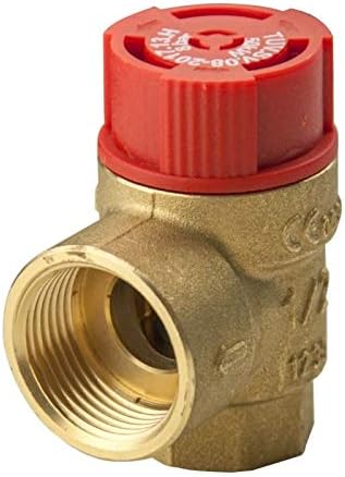 1/2" x 3/4" BSP European Thread Safety Pressure Release Relief Reducing Valve FxF Female 6 Bar