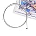 Bass Guitar Strings, Alice Bass String 5 Strings Medium Gauge 45-130 Nickel Alloy Winding String with Nickel-Plated Ball-End for 5 Strings Electric Bass