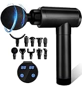 Massage Gun, Muscle Therapy Gun for Athletes, Deep Tissue Percussion Body Muscle Massager with 30...