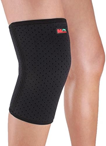 ShuoXin Classical Breathable Sports Neoprene Knee Sleeve Compression Support Brace Knee Guard Protector Pad 1PCS - Black