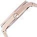 Nine West Women's NW/1660SVPK Rose Gold-Tone Case Watch with Blush Strap