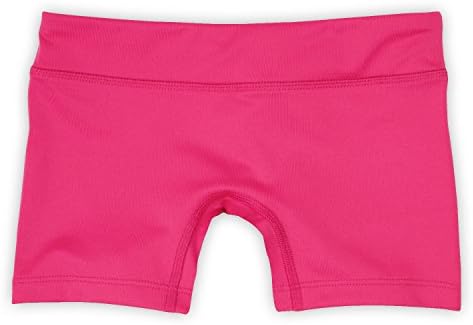 Jenna Girls Active Short, Stretch Performance Fabric, Tagless, Pink, Small
