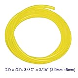 HIFROM 20 feet Fuel Line Hose 2.5mm x 5mm for Poulan Craftman Stihl Husqvarna and Many Other Brands Chainsaw String Trimmer Blower Common 2 Cycle Small Engines